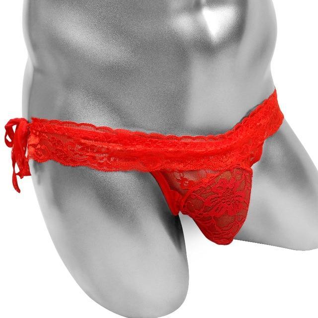 Ella Lace Sissy Pouch Panties, gallery view 4