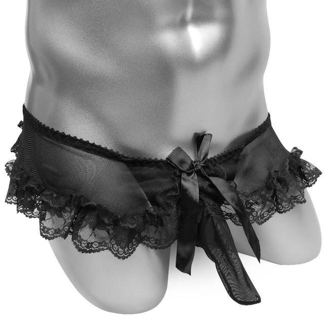 Ruffled Pouch Panties With Sheath, gallery view 5