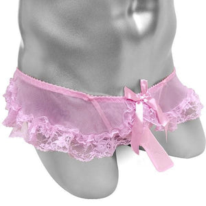 Ruffled Pouch Panties With Sheath