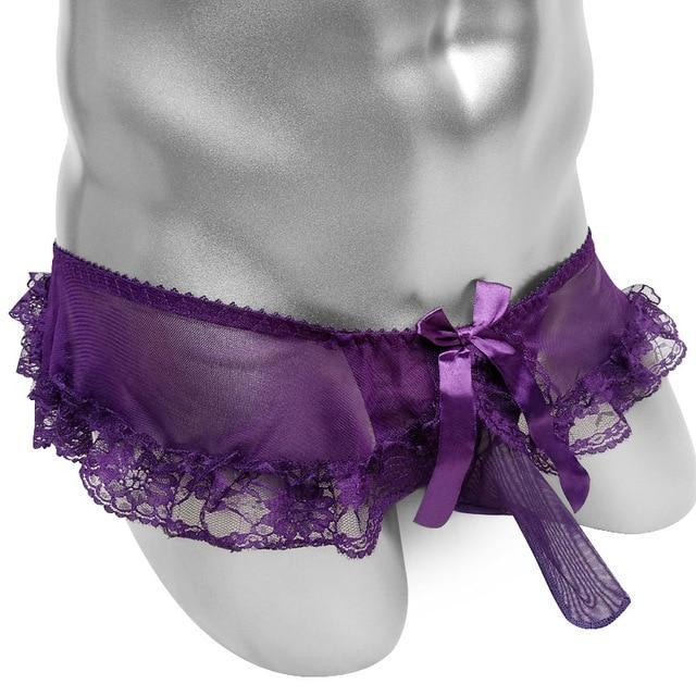 Ruffled Pouch Panties With Sheath, gallery view 4