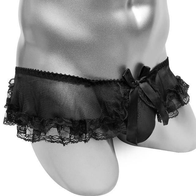 Skirted Lace Sissy Panties, gallery view 5