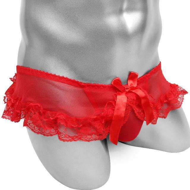 Skirted Lace Sissy Panties, gallery view 2