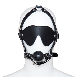 Total Submission Ball Gag Harness BDSM