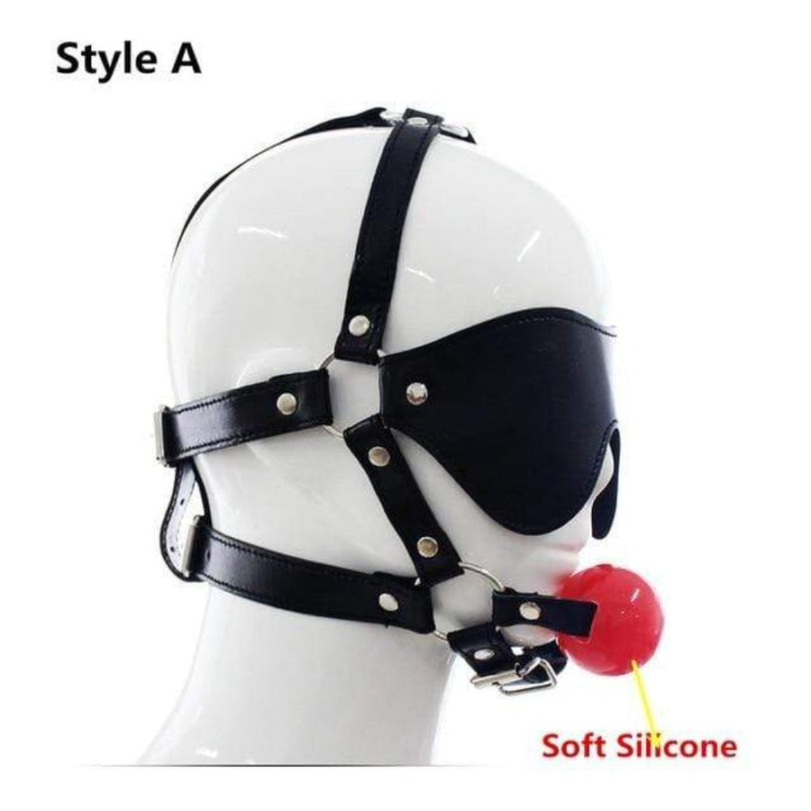 Total Submission Ball Gag Harness BDSM, gallery view 8
