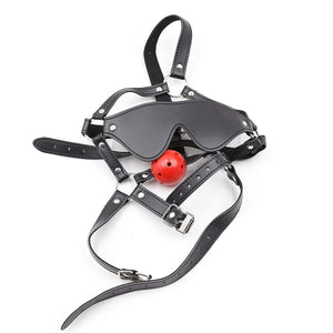 Total Submission Ball Gag Harness BDSM