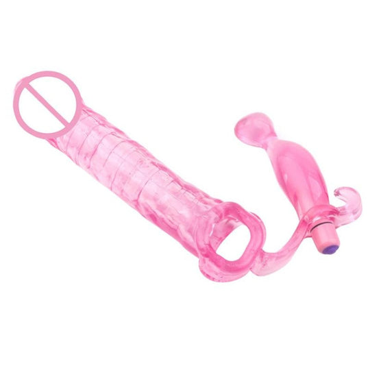 Pink Stuffer Huge Cock Sleeve BDSM product view