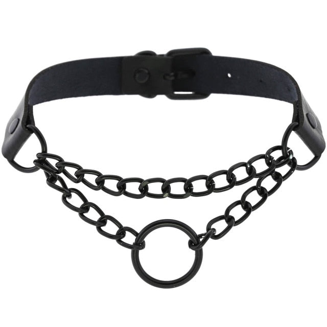 Submissive Choker Collar BDSM DDLG product view