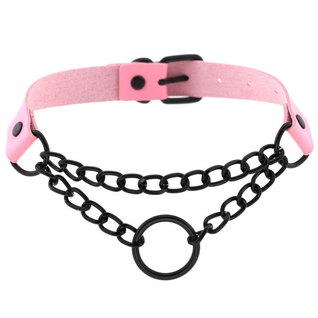 Submissive Choker Collar BDSM DDLG, gallery view 6