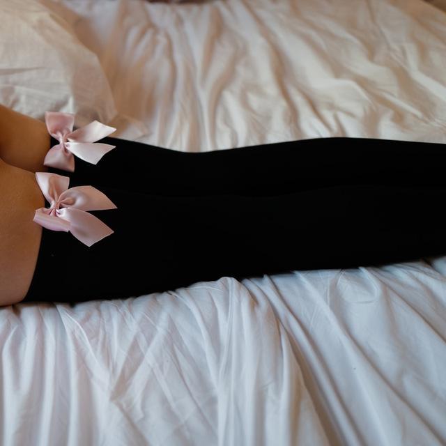 Ultimate Sissy Bow Stockings, gallery view 5