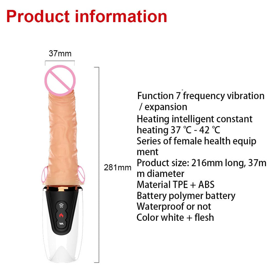 Heat Stimulation Vibrating Sex Machine BDSM, gallery view 2