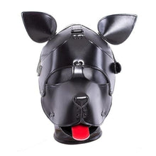 Load image into Gallery viewer, Black Canine Cosplay BDSM Mask BDSM
