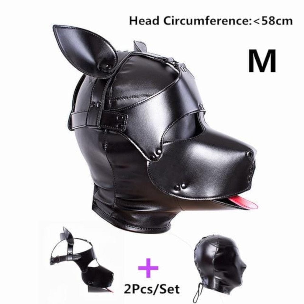 Black Canine Cosplay BDSM Mask BDSM