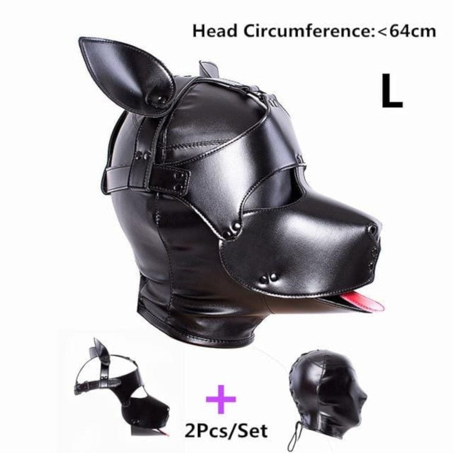 Black Canine Cosplay BDSM Mask BDSM, gallery view 8
