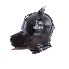 Load image into Gallery viewer, Black Canine Cosplay BDSM Mask BDSM
