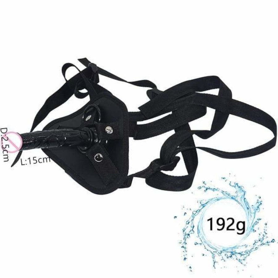 Colored Lifelike Small Strap Ons 5-Inch, gallery view 3