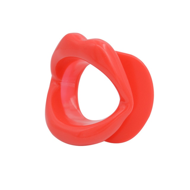 Silicone Sex Slave Lips O Ring Open Mouth Gag, gallery view 5