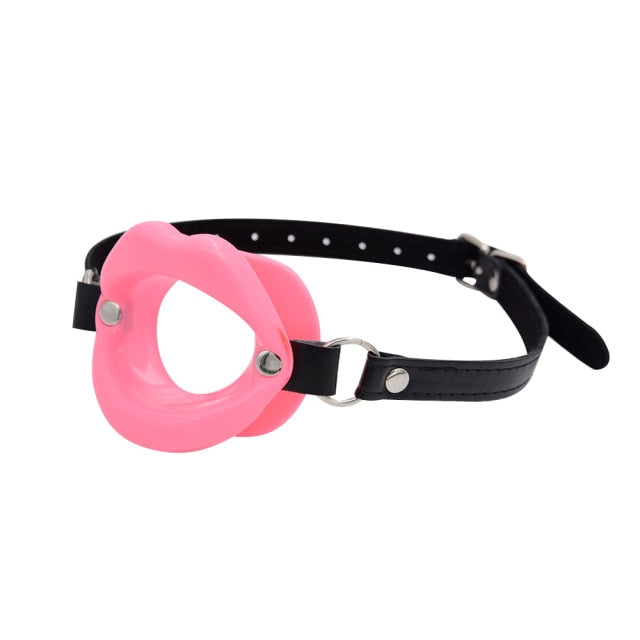 Silicone Sex Slave Lips O Ring Open Mouth Gag, gallery view 3