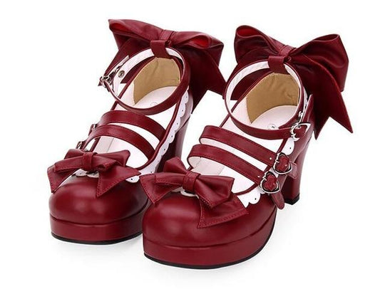 Mia Bowknot Sissy Shoes product view