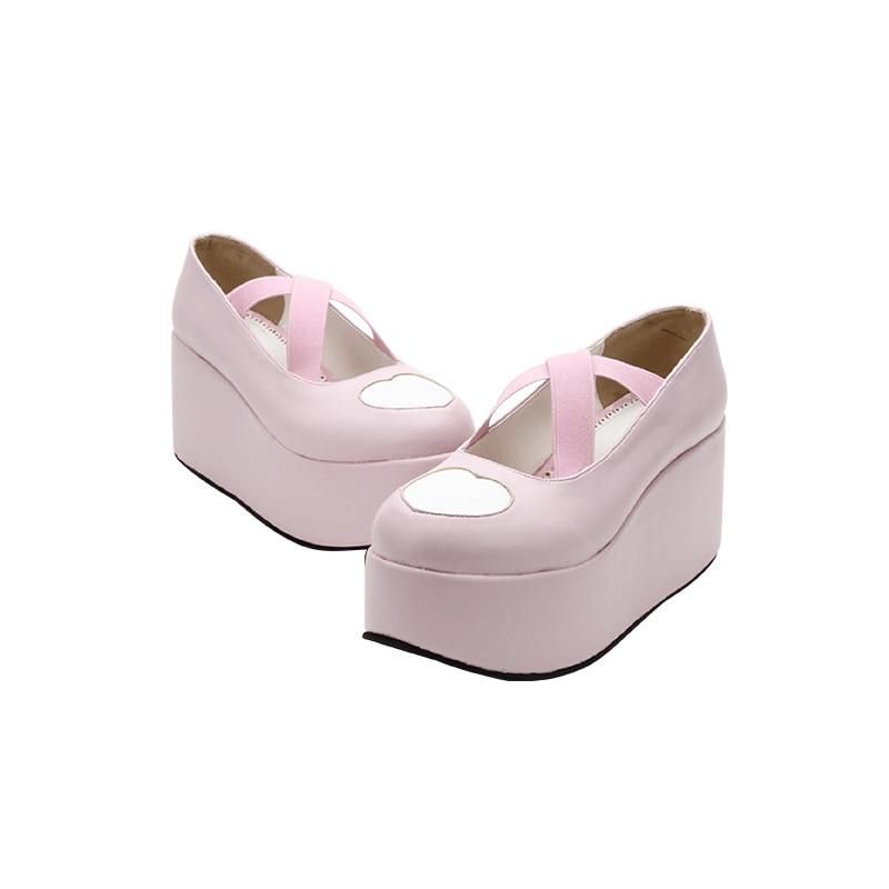 Lily Wedged Heart Sissy Shoes, gallery view 2