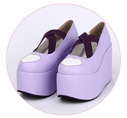 Lily Wedged Heart Sissy Shoes, gallery view 6