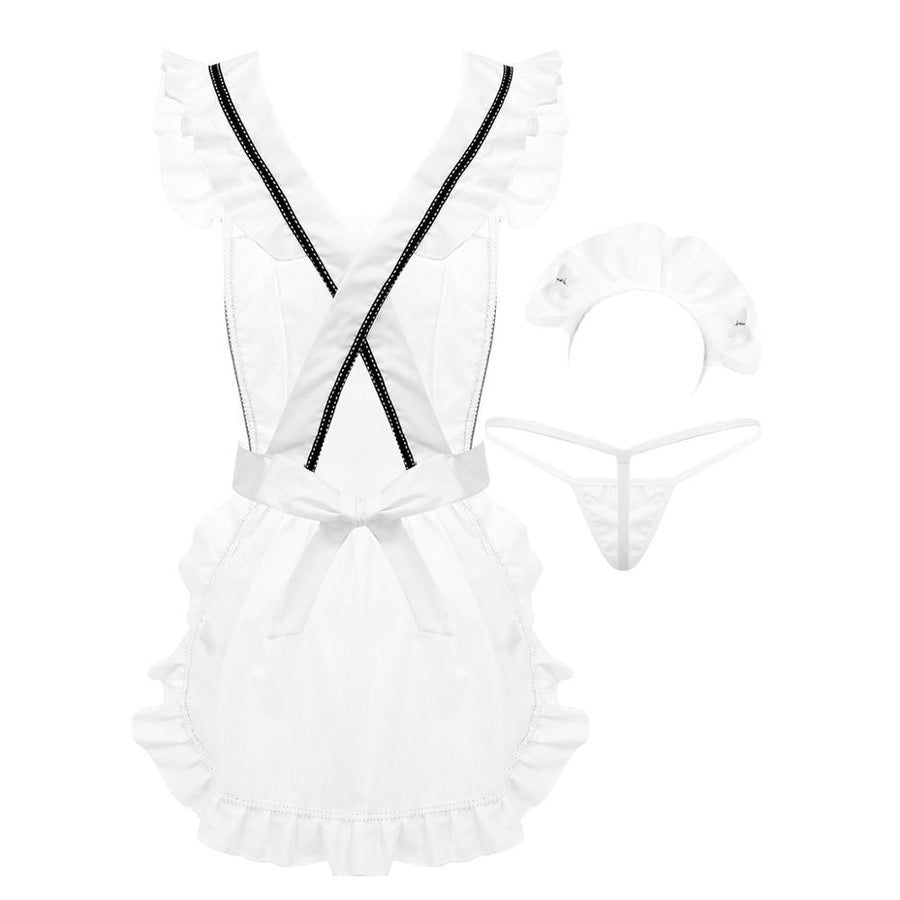 Sissy Maid Apron Dress Set, gallery view 2