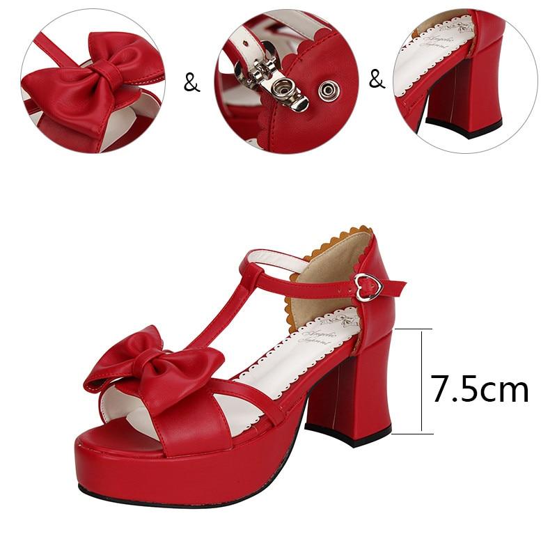 Riley T-Strap Pumps Sissy Shoes, gallery view 6