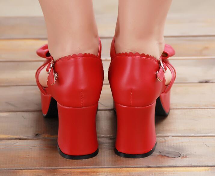 Riley T-Strap Pumps Sissy Shoes, gallery view 4