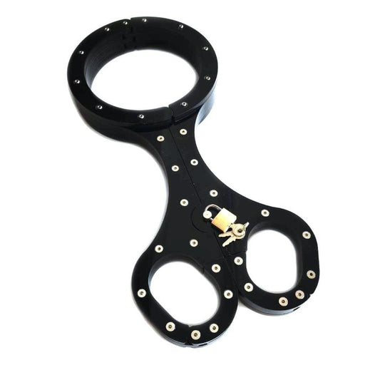 Black Scissor-Type Bondage Pillory BDSM product view