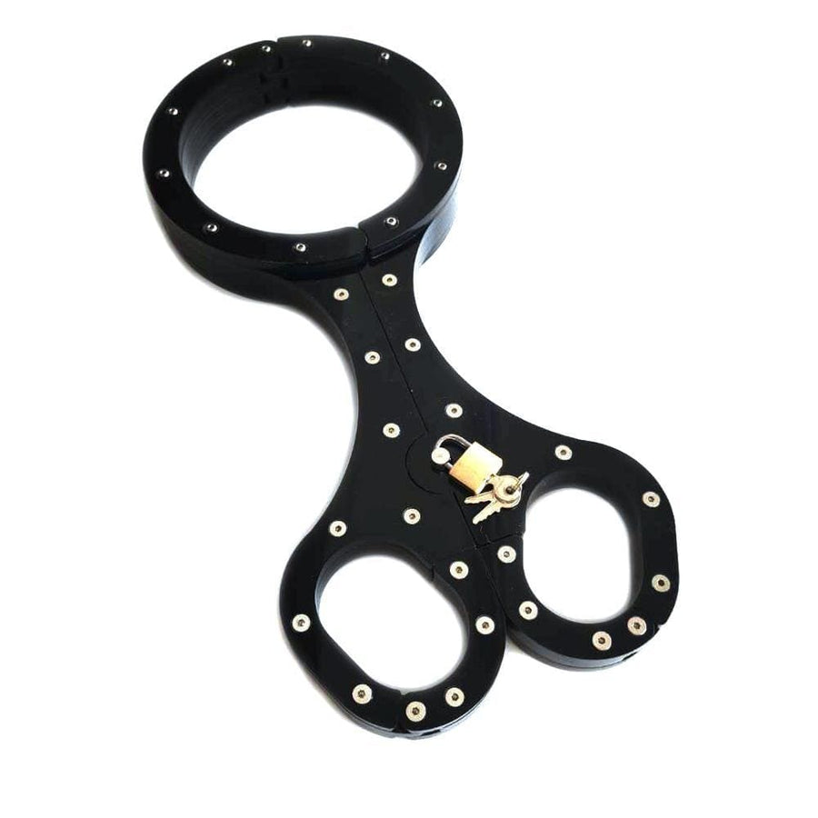 Black Scissor-Type Bondage Pillory BDSM product view