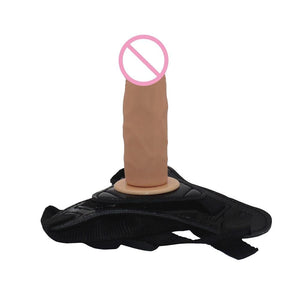 Pure Pleasure 4-Zoll-Umschnalldildo für Anfänger, BDSM