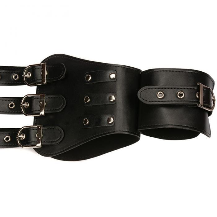 Gothic Belt-Type Thigh Restraints BDSM, gallery view 5