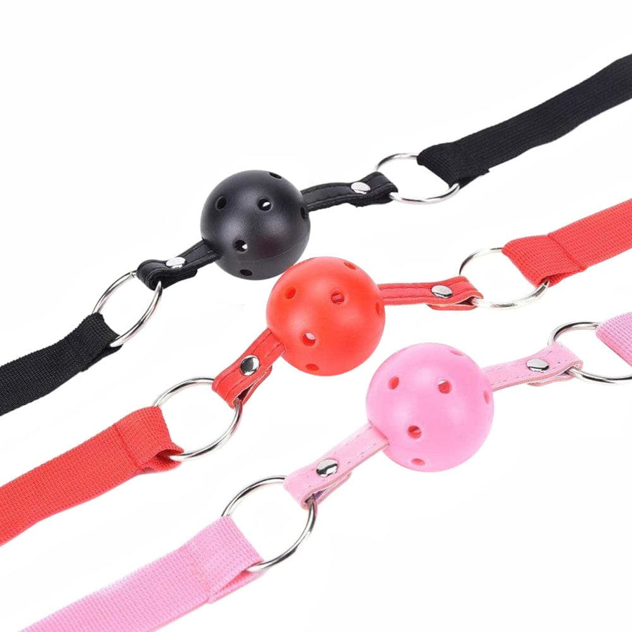 Quick Release Open Mouth Ball Gag BDSM, gallery view 2