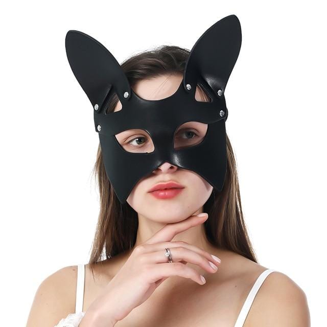 Domina in Ausbildung, Catwoman-Maske, BDSM