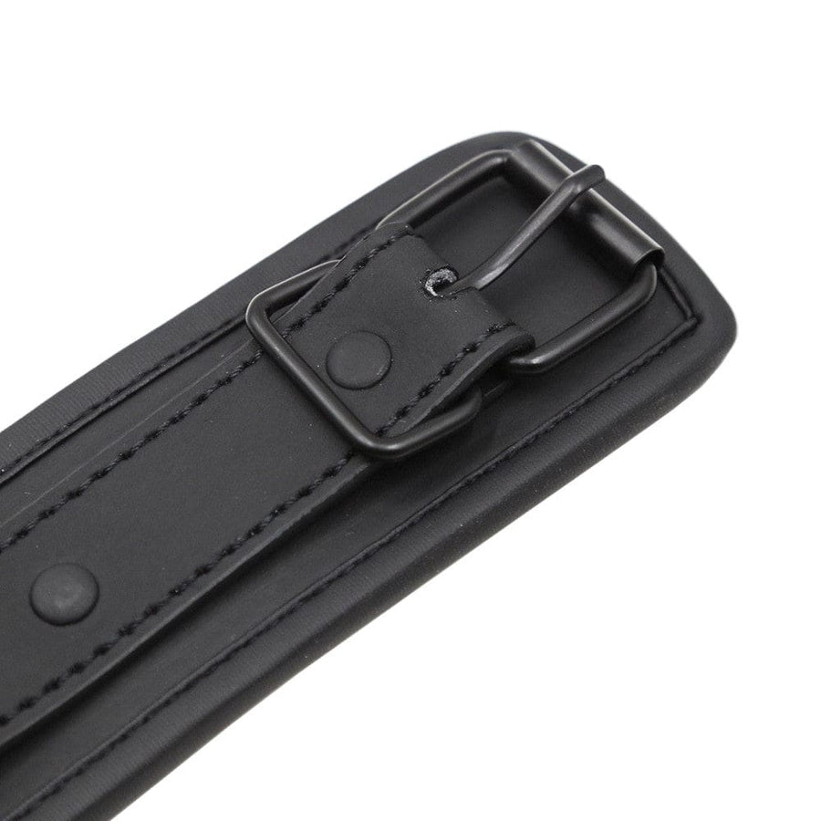 Spongy All-Black BDSM Training Collar, gallery view 4