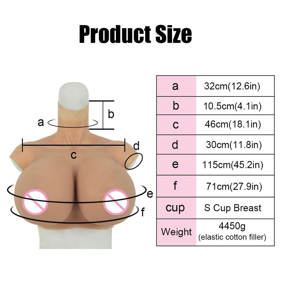 Huge S Cup Breast Forms, gallery view 5