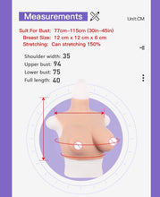 Load image into Gallery viewer, D Cup Soft Silicone Breast Forms
