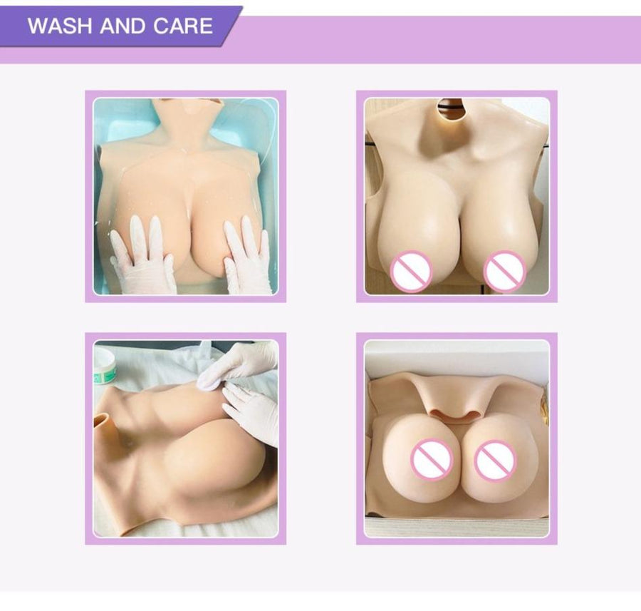 D Cup Soft Silicone Breast Forms, gallery view 8
