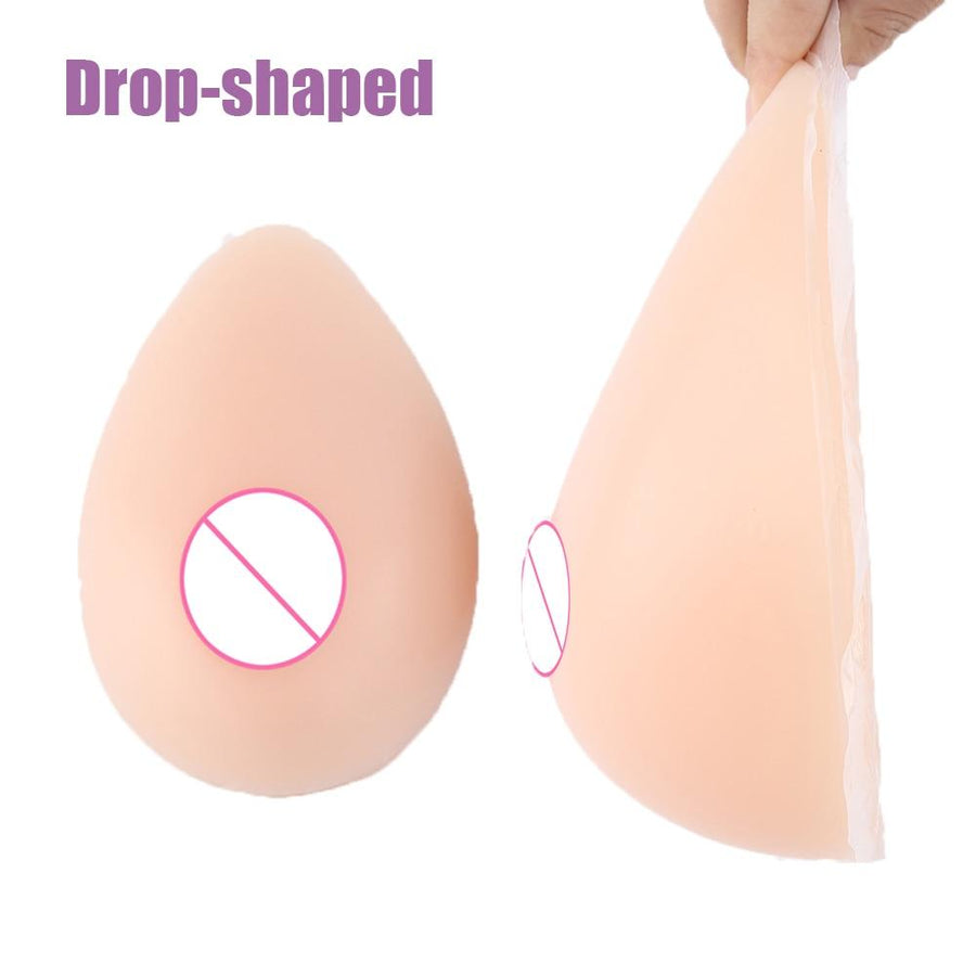 Drop-shaped Adhesive Silicone Breast Forms, gallery view 7