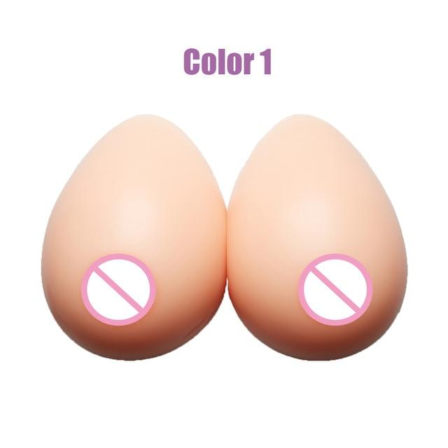 Drop-shaped Adhesive Silicone Breast Forms, gallery view 8