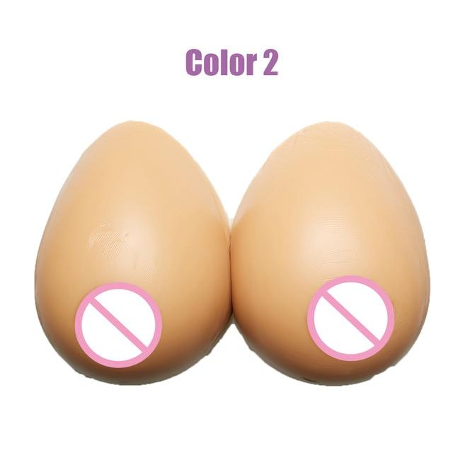 Drop-shaped Adhesive Silicone Breast Forms, gallery view 9