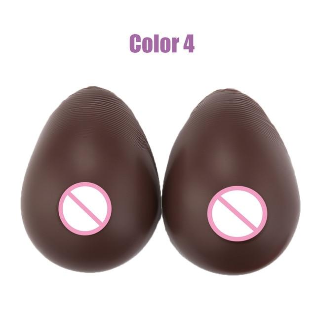 Drop-shaped Adhesive Silicone Breast Forms, gallery view 11