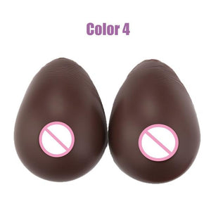 Drop-shaped Adhesive Silicone Breast Forms