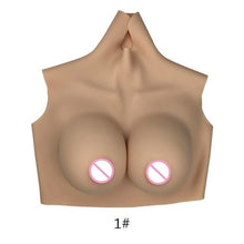 Load image into Gallery viewer, G Cup Half Body  Silicone Breast Forms
