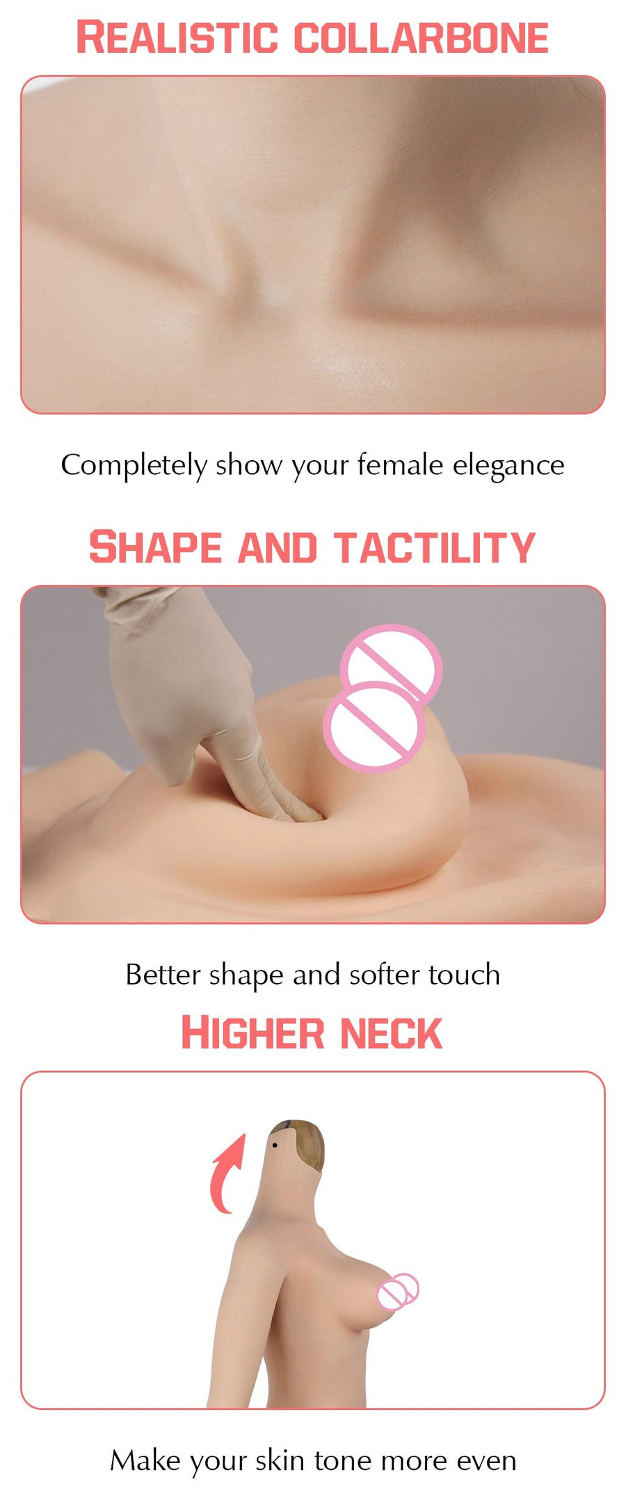 D Cup Silicone Breast Forms, gallery view 13