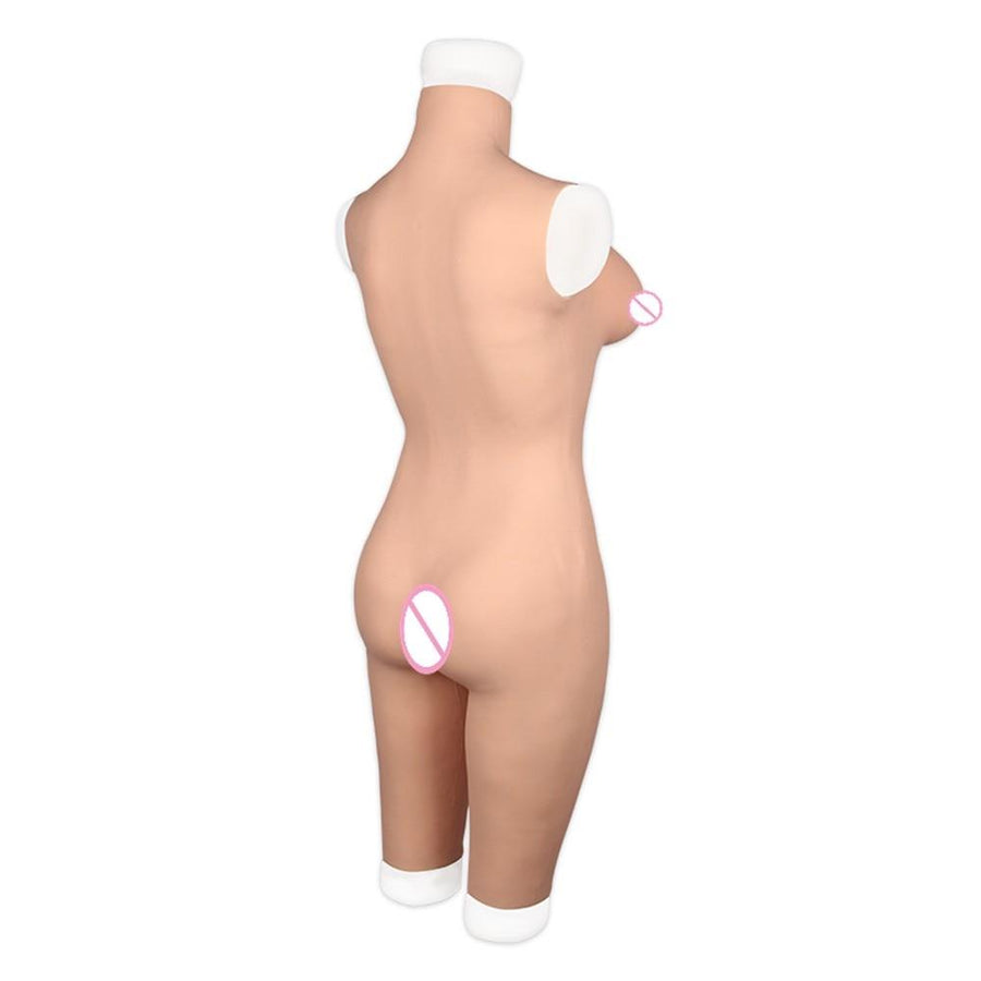 D Cup Silicone Breast Forms Full Bodysuit, gallery view 3