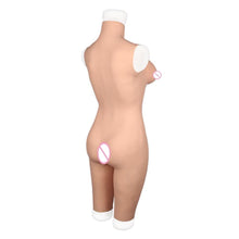 Load image into Gallery viewer, D Cup Silicone Breast Forms Full Bodysuit
