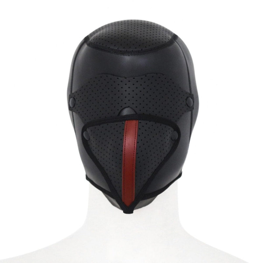 Erotic Leather Bondage Mask BDSM product view