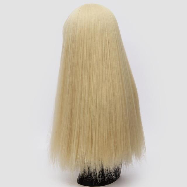 22 Inches Long Straight Wig with Bangs