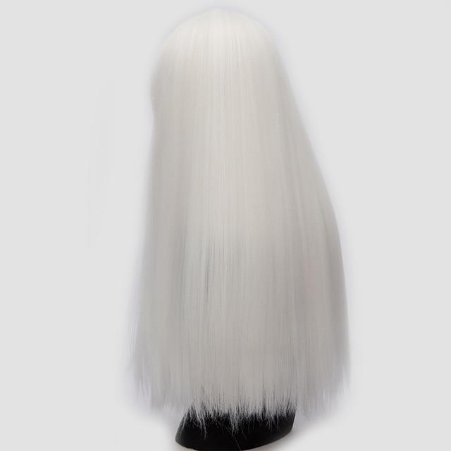 22 Inches Long Straight Wig with Bangs, gallery view 3
