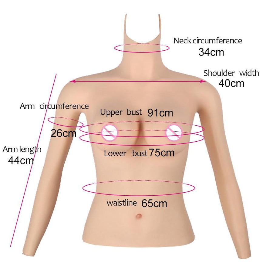 D Cup Silicone Breast Forms, gallery view 2